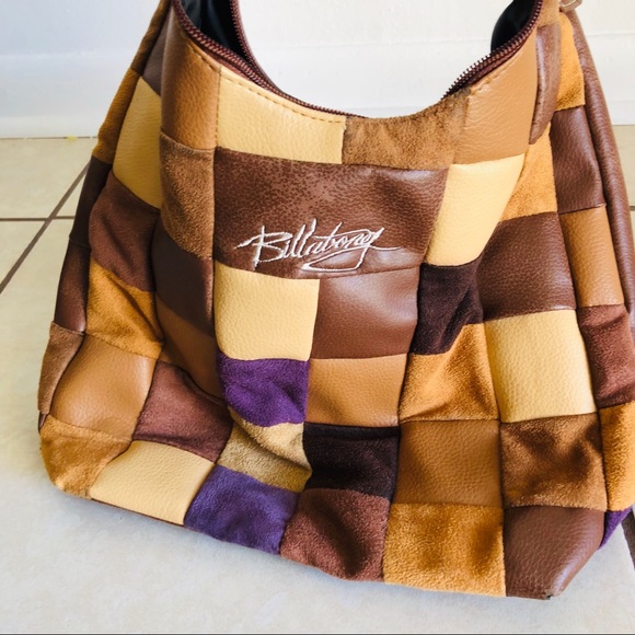 Billabong Handbags - Billabong Purse with Squares Patchwork Design